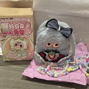 Baby Three 3 Lily Rabbit Town Macchiato Mini Rabbit Bag Mystery  Blind Box